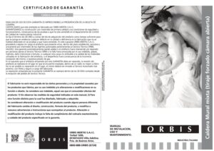 Manual Caldera Mixta Orbis YVO YWO pdf