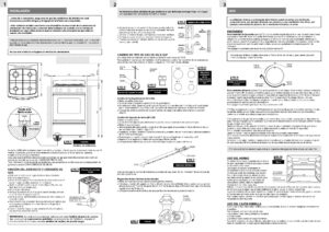 Manual Cocinas Orbis 938BC4 y GP4 pdf